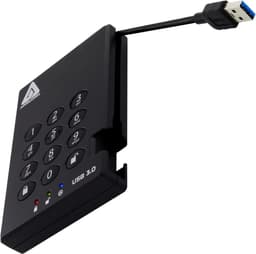 Externe Harde Schijf - Draagbare Opslag - Veilige Data Opslag - Hardware Encryptie - 500GB - Zwart — thumbnail 2