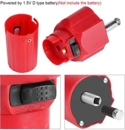 OmGoods - Dailygoody Barbecue Motor - Grill Rotator - Duurzaam en Robuust - Rood - Barbecue Rotator Motor - Ideaal voor Grillen en Picknicken - 4,2 RPM — thumbnail 3