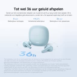 Redmi Buds 8 Lite Wit | Draadloze oordopjes | Tot 42dB ANC | 12.4mm driver | 36 uur batterij | AI gespreksruisreductie | Bluetooth — thumbnail 5