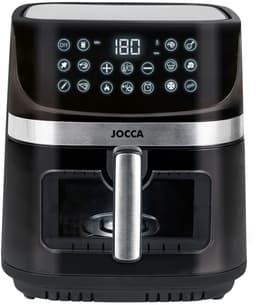 JOCCA 2352 friteuse Dubbel 9 l Vrijstaand 2200 W Heteluchtfriteuse Zwart — thumbnail 1