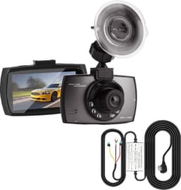 VCTparts® Auto Dashcam HD 1080P 1CH Dashboard Video Recorder met Nachtzicht + Continue Voeding Zwart — thumbnail 1