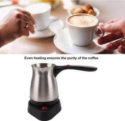 Equivera Turks Koffiezetapparaat - Turkse Koffie - Turkse Koffiemachine - Traditionele Koffiebeleving — thumbnail 3