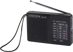 AFINTEK Mini Noodradio Op Batterijen (AA) - Zwart — thumbnail 1