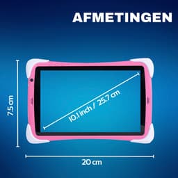 Balou ChildTab XL Kindertablet 10.1 inch - Roze of Blauw - 128GB (64GB+64GB) + 4GB RAM - Inclusief Gratis Screenprotector en 64GB SD-kaart - Ouderlijk Toezicht & Lange Batterijduur — thumbnail 5