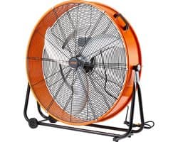 VEVOR Trommelventilator Vloerventilator Standventilator 3 Snelheden 220W 88x34x94CM