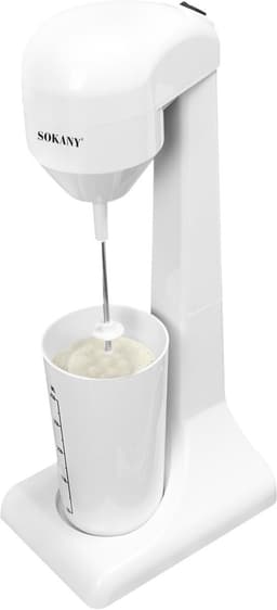 Sokany, MacMilkshake Machine 450ml 100W Snel en Compact, Wit — thumbnail 1