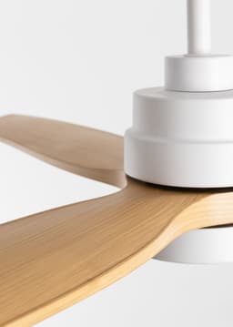 CREATE - Stille plafondventilator van 40 W met technische ABS-bladen, verkrijgbaar in verschillende maten - M - Met licht - Controller voor wandmontage — thumbnail 2