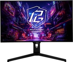 ASRock Phantom Gaming PGO27QFS - 27" QHD - WOLED - 240 Hz - 0.03 ms - HDMI/DisplayPort/USB‑C - FreeSync Premium Pro - Gaming monitor — thumbnail 1