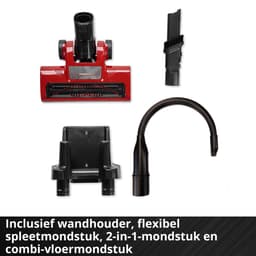 Einhell Accu Steelstofzuiger TE-SV 18 Li Kit - Power X-Change - 18 V/Li-ion - 0,6 L reservoir - 4 LED's - ECO/BOOST modus - Gemotoriseerd vloermondstuk - Incl. 4.0 Ah accu en lader — thumbnail 3