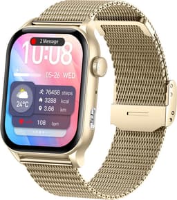 Parya Official gold smartwatch met stappenteller — thumbnail 1