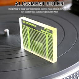 6-delige Platenspeler Afstel Set - Met Digitale Naalddrukmeter, VTA Azimuth Liniaal & Cartridge Protractor - Inclusief Reserve Naald & Borstel - Vinyl Accessoires — thumbnail 3