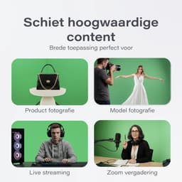 Green screen - 200x150 doek - Voor Fotografie - Achtergrond voor fotostudio - Achtergronddoek - Luft — thumbnail 3