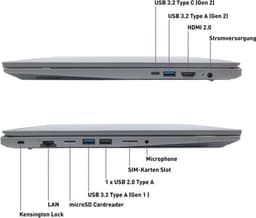 Terra Mobile 1717R 17.3" FullHD laptop - Intel Core i7-1355U - 64GB - 2.0TB M.2 SSD - Windows 11 Pro — thumbnail 3