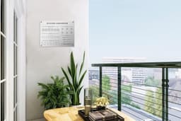 Tuinposter Kookschema - Tuindoek Keuken - Buiten Ophangen - UV-bestendig Weerbestendig - 40x30 cm — thumbnail 1