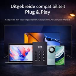 Perfect Speed Externe schijf SSD 256GB - Pincode beveiliging - USB-C - 520MB/s — thumbnail 4