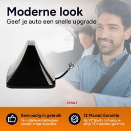 VCTparts® Universele Autoradio Haaienvin AM-FM Antenne Zwart — thumbnail 4