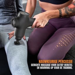 SCH® Massage Gun Professioneel - Massage Gun - Zwart - 18cm x 7cm x 25 cm — thumbnail 3