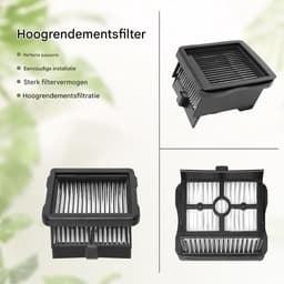 Stofzuigeraccessoires - Vervangende rolborstels - Nat en droog gebruik - Inclusief 2 rolborstels, 2 filters en 1 reinigingsborstel - Geschikt voor Rowenta X-Clean 10 en Narwal S20 Pro — thumbnail 3
