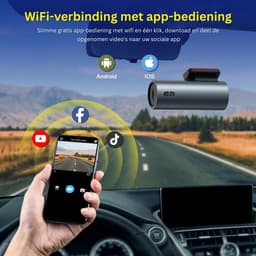 TopChoice® Dashcam voor de Auto - Autocamera - Rijrecorder - 64G SD-Kaart - Zwart — thumbnail 2