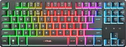 Trust GXT 831 Thado - Draadloos TKL Gaming Toetsenbord - 80% Gaming keyboard - RGB verlichting - Qwerty US - Zwart — thumbnail 1