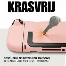 Xainy – Roze hard case geschikt voor Nintendo Switch 2 | Switch-games accessoires | beschermhoesje / cover hoes voor de Nintendo Switch consoles & joy con | excl. screen protector — thumbnail 3