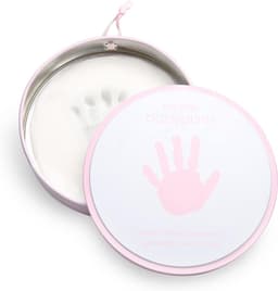Mooie Roze Baby Afdruk Tin Set voor Hand- en Voetafdrukken — thumbnail 1