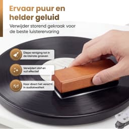 BLU LP Schoonmaakset met Protractor - 6-in-1 kit - Vinyl Cleaning Kit - Platenborstel - Platenreiniger - Antistatisch - LP Borstel - Platen Schoonmaakset - Vinyl Borstel - Vinyl Reiniger - LP Reiniger — thumbnail 4