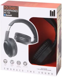 Roseland RH-700 Over-Ear Headphones | Wireless Bluetooth | Gaming Koptelefoon/Headset | Ultieme Rust | Draadloze Headset met Microfoon - Bluetooth 5.4 - Inklapbaar - Kristalheldere Gesprekken - Bluetooth Headset - Zwart — thumbnail 4