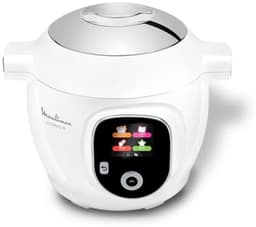 Intelligente Multikoker - Hogedrukpan Snelkookpan - Snelle Maaltijden Bereiden - 80 Geïntegreerde Recepten - 6 Liter - Wit — thumbnail 1