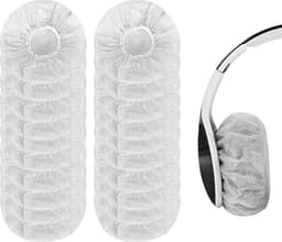 100 stuks - Elastische Hygienehoesjes hoofdtelefoon - cover hoes 11cm - niet-geweven stof hoofdtelefoon covers - rekbare sanitaire oorschelp covers — thumbnail 1