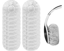 100 stuks - Elastische Hygienehoesjes hoofdtelefoon - cover hoes 11cm - niet-geweven stof hoofdtelefoon covers - rekbare sanitaire oorschelp covers