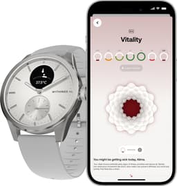 Withings ScanWatch 2 - 42 mm Hybride Smartwatch - ECG, AFib Detectie, SpO₂ Meter, Hartslagmeter, Slaaptracker, Menstruatiecyclus Tracking, 24/7 Temperatuurmeting, 35 Dagen Batterij, Saffierglas, 5 ATM Waterdicht — thumbnail 4