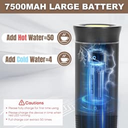 Draagbaar Koffiezetapparaat - 3-in-1 Espressomachine voor Capsules en Gemalen Koffie - Compact en Snel Verwarmd voor Thuis en Op Reis — thumbnail 3
