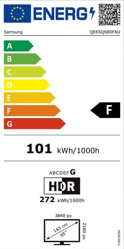 Samsung QE65QN80F - 65 inch - 4K Neo QLED - 2025 + 3 jaar extra garantie - Smart TV — thumbnail 2