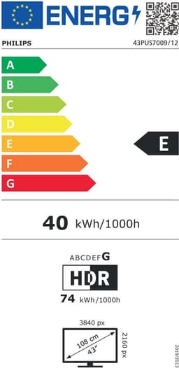 Philips 43PUS7009 - 43 inch - 4K LED - 2024 — thumbnail 2