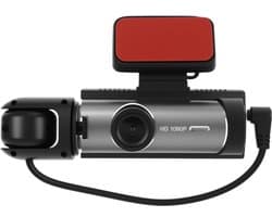 Car Video Recorder with HD Lens, Dash Cam 1080P 3.16 Inch Display, Night Vision, 360 Degree Rotatable Infrared Monitoring, Loop Recording, Motion Detection, Parking Monitor
