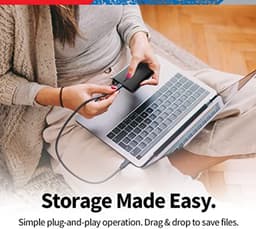 Draagbare 4TB Externe Harde Schijf - USB 3.0 Opberglijf voor PC — thumbnail 1