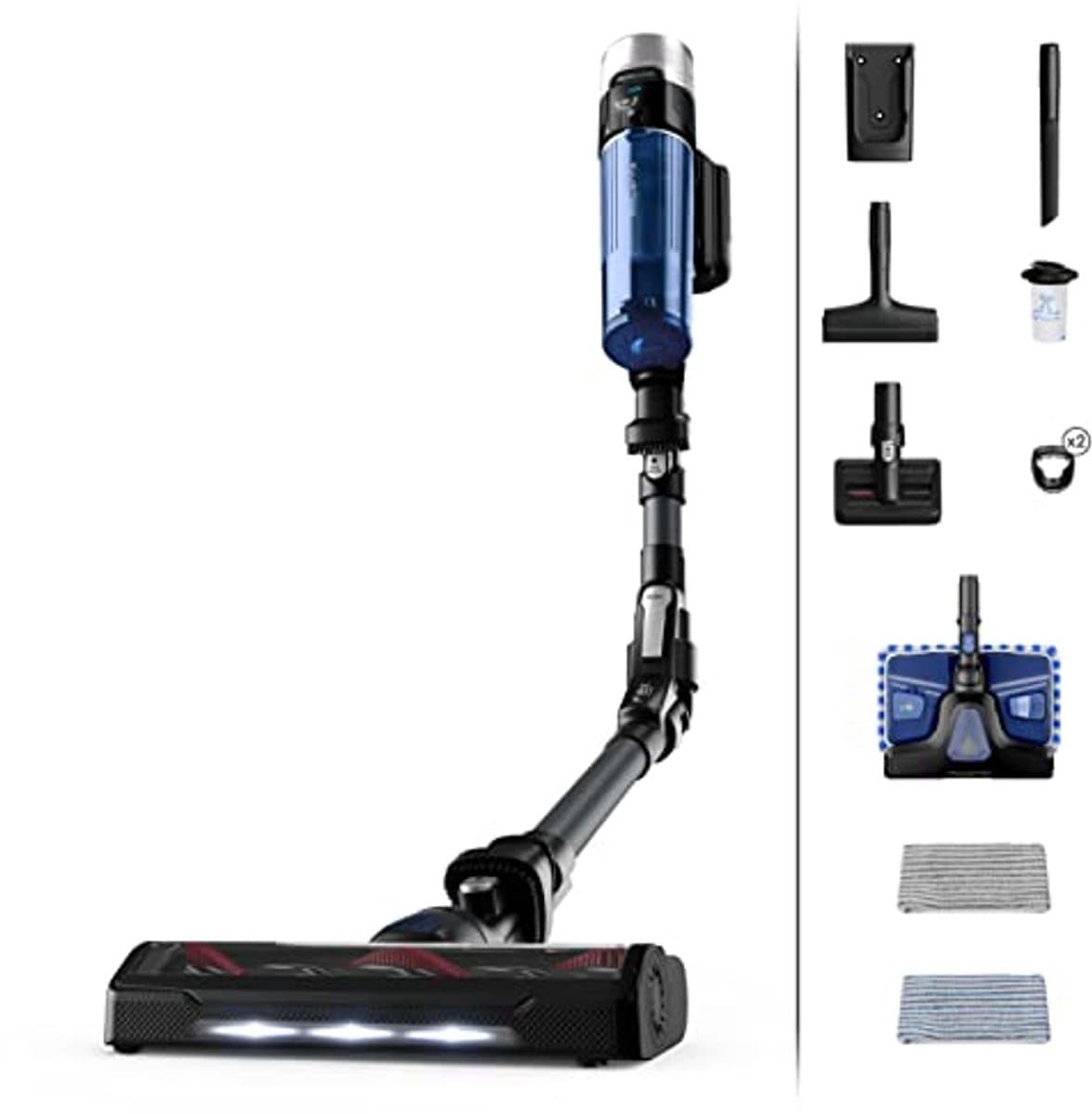 Draadloze Steelstofzuiger met Flexibele Slang en Automatische Zuigkracht Aanpassing — afbeelding 1