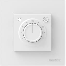 Elektronische thermostaat MST-9 Wit, compatibel met twee maten (46×46 of 56×56 mm), Grand Meyer — thumbnail 1