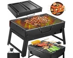 Compacte draagbare Koolgrill - Opvouwbaar als koffer