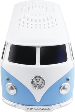 BRISA VW Collection - Volkswagen T1 Bulli Bus draagbare, draagbare Bluetooth-luidspreker, draadloos, mini-USB-C, 3,5 mm AUX-ingang (schaal: 1:20 I rood/blauw/wit) — thumbnail 4