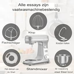Mixer met Mengkom - Mixer met Kom - Mixer met Mengkom Keukenmachine - Mixer Keukenmachine — thumbnail 4