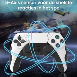 PS4 Controller Draadloos - Controllers Geschikt voor Playstation 4 & PC - PowerPlay Gaming Accesoires - Bluetooth — thumbnail 3