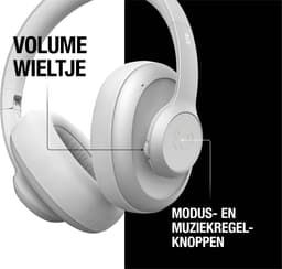 FRESH 'N REBEL Clam Ace met 3HP4300IG Over-ear Draadloze hoofdtelefoon met Noise-cancelling Wit — thumbnail 2