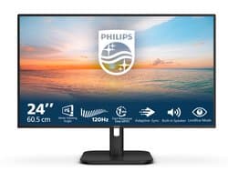Philips Monitor 23.8 24E1N1200A/00 Ips Fhd 120Hz Hdmi Dp Vga Met Luidsprekers