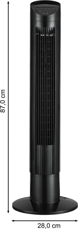 A-Flow Torenventilator Fusion - Staand ventilator - Statiefventilator - LED display - 3 Snelheden - Optionele verlichting — thumbnail 4