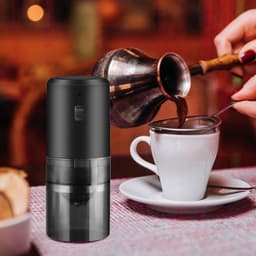 koffiezetapparaat - koffiemachines - koffiemolen - draagbare koffiemachine - Koffiezetapparaat met molen - draagbaar koffiezetapparaat - lichtgewicht koffiemolen - oplaadbare koffiemachine - reiskoffiezetapparaat — thumbnail 2
