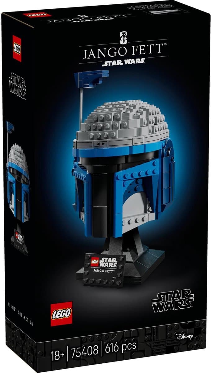 Lego Star Wars 75408 Jango Fett Helm Bouwstenen — afbeelding 1