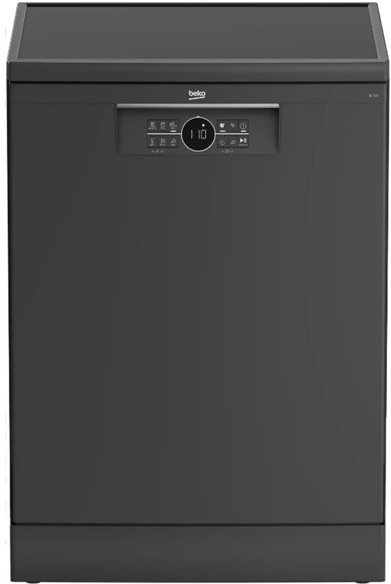 Beko BDFN26460G - Vrijstaande Vaatwasser - 14 couverts - A label - Manhattan Grijs — afbeelding 1