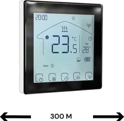 Draadloze Thermostaat | Tuya Smart Life WiFi | Touchscreen | Inbouw | Programmeerbaar | Zwart — thumbnail 4
